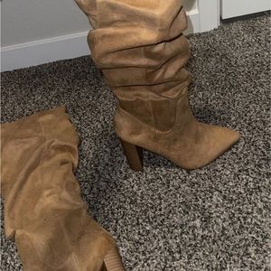 Super cute boots. Brand new, never worn. Unfortunately they are too high for me.